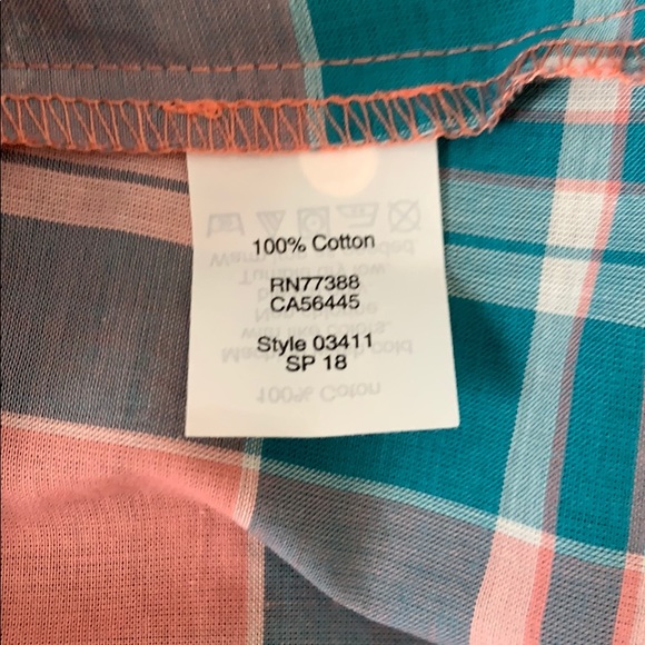 J. Crew Women’s Plaid Button Down Top - Picture 8 of 9